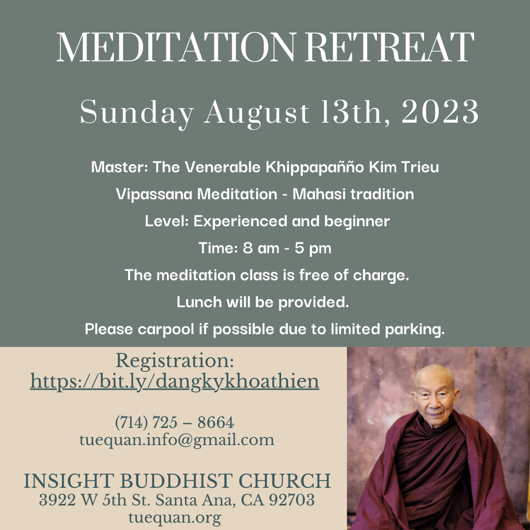 Meditation Retreat, 8/13/2023