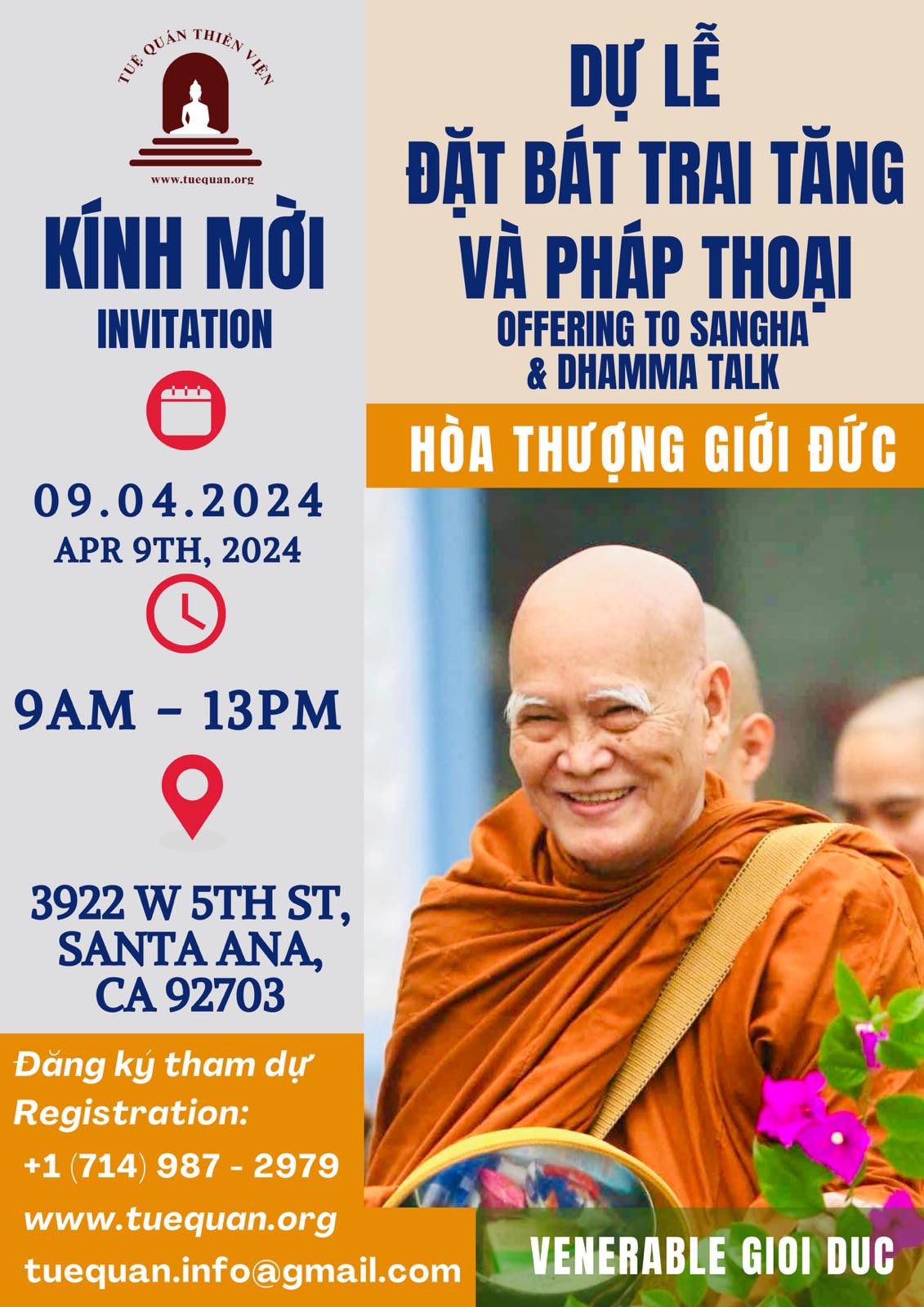 Tuesday Dhamma Talk, Apr 09th 2024