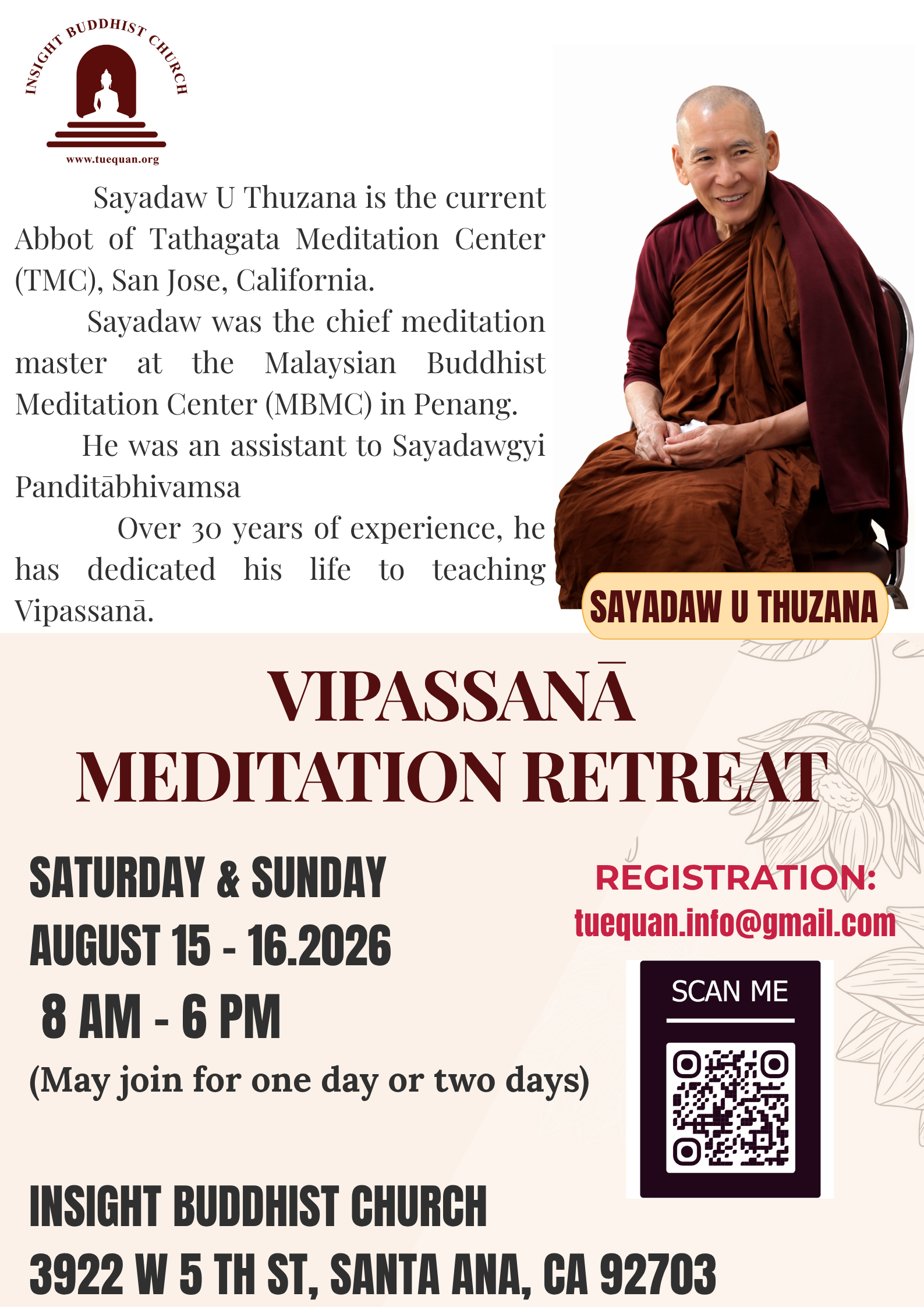 Vipassanā Meditation Retreat