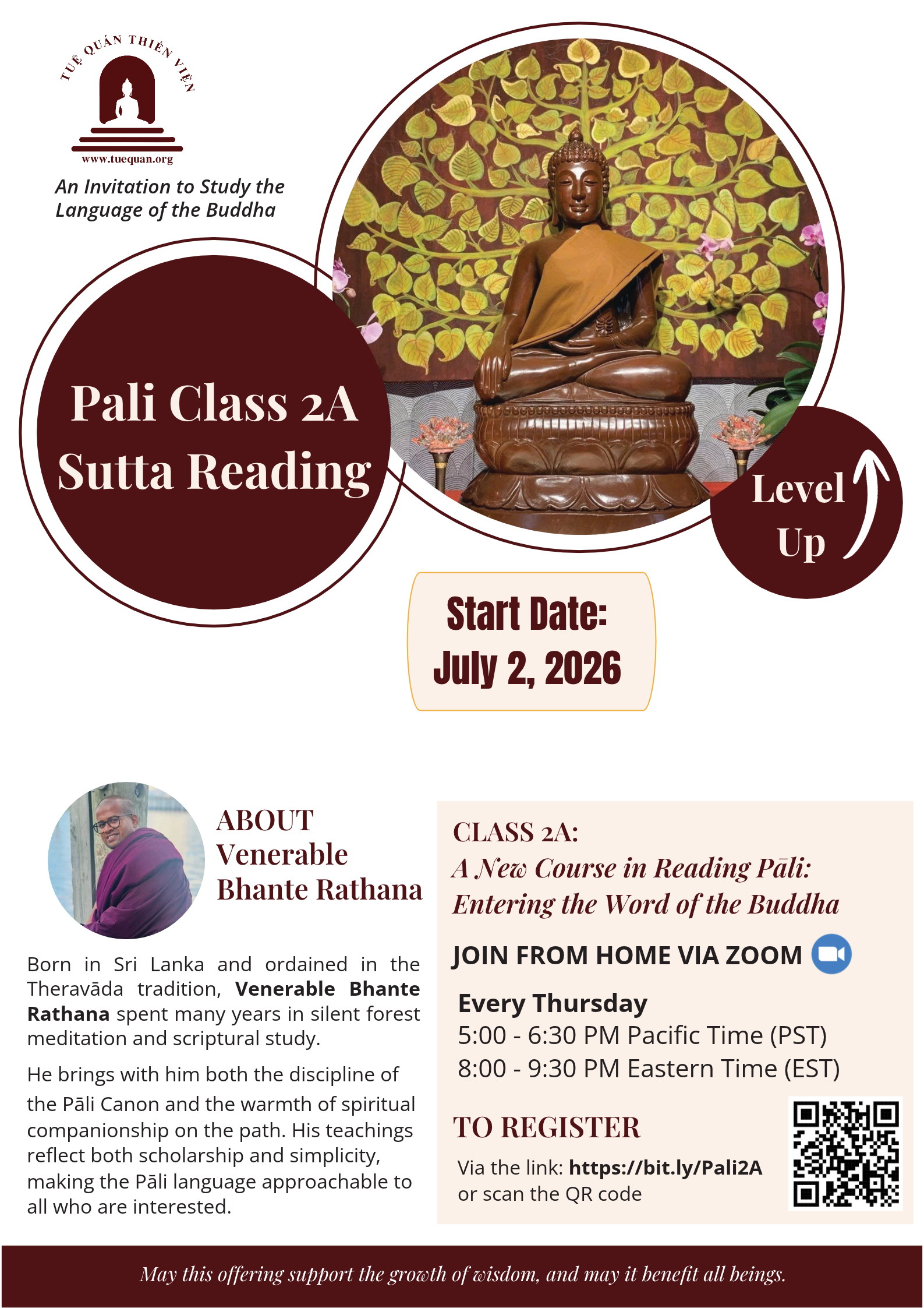 Pāli class 2A, July 02nd,2026